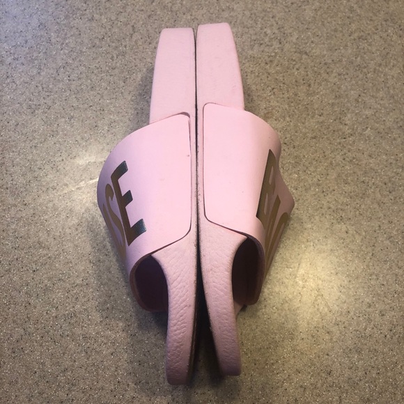 The White Brand BEACH PLEASE Flip Flop Slides 39 - Picture 5 of 7